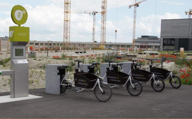 Bisherige Projekte Transportrad Sharing Freie Lastenräder in ca 30 deutschen Städten z.b.