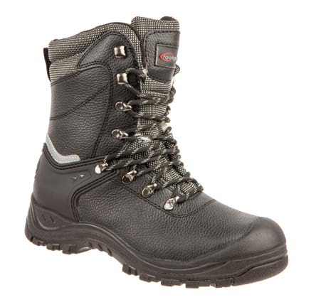 1 S3 Winter Safety boot steel toe cap and non-metallic, flexible FAP midsole warm fleece lining, reflecting elements for more safety, softly padded collar and