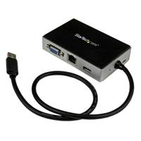 USB 3.0 Universal Mini Dockingstation mit VGA, Gigabit Ethernet, USB 3.