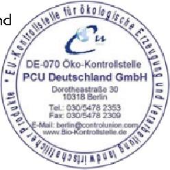Dünger NPK (6,5/5/1)/m3 zertifiziert und zugelassen für den ökologischen Gartenbau gemäß EU Verordnung 834/2007. Gebr. Brill Substrate GmbH & Co.