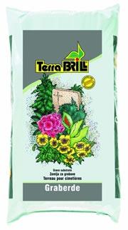 TerraBRILL Graberde ist eine spezielles Pflanzerde, die für den Bereich Grabpflege entwickelt wurde. Sie ist geeignet zum Auffüllen, Bepflanzen und Abdecken von Gräbern.