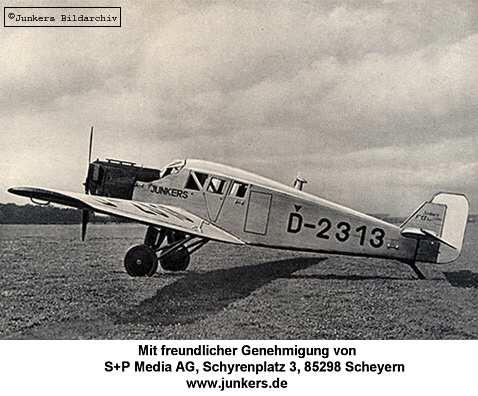 Die Junkers F13 in