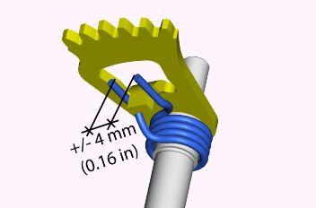 DORSODURO 1200 ABS - ATC Motor Kontrolle des Schaltmechanismus Feder Schaltwählvorrichtung