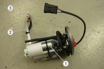 Benzinversorgung DORSODURO 1200 ABS - ATC Kraftstoffpumpe BENZINPUMPE Pos. Beschreibung Typ Menge Drehmoment Hinweise 1 Schraube TEFL Befestigung Benzinpumpe M5x16 6 3 Nm (2.