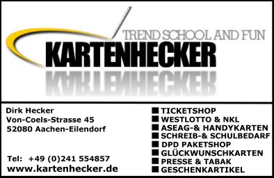 Fort. Weisweiler 8 : - Schmitz, Oliver (Tw) %. SC Bardenberg 8 0 : - Scholl, Volker 0 %. FF Stolberg 8 : 8 - Schumacher, Andreas 8 00% 8.
