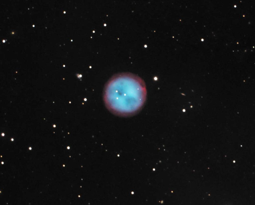 Planetarische Nebel Eulennebel (M97) Im Sternbild Großer Bär. Die Entfernung wird grob zw. 400 und 12000 Lichtjahre geschätzt.
