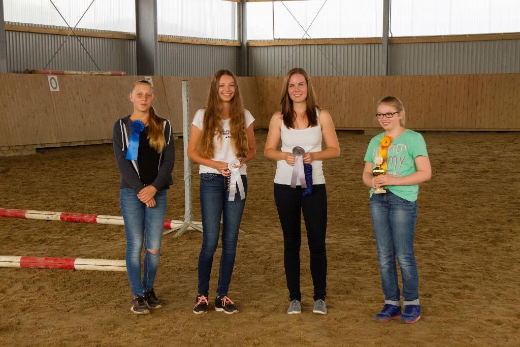 Dressurwettbewerb Klasse E 1.Lina Kehlbeck 7,3 2.