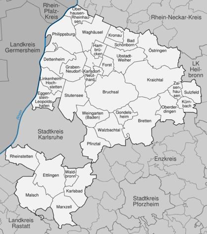 Vergleich Landkreis Karlsruhe Stadtkreis Stuttgart 32 Gemeinden 23 Bezirke Fläche: 1100 km2 Fläche:
