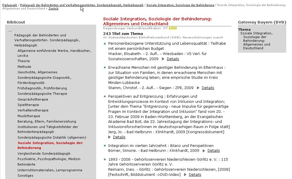 BibScout als Redaktionssystem: