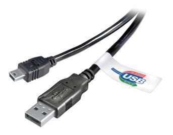 Computer USB Kabel - Anschluss Typ A <-> Typ mini B CK U 18AMBCF 1,8m VPE 5 EDV-Nr. 5 CK U 0AMBCF,0m VPE 5 EDV-Nr. 55 Hochwertiges USB.