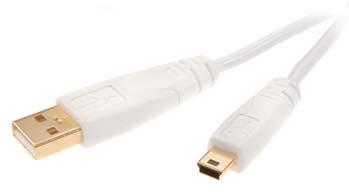 vergoldeten Kontaktflächen - Einzelschirmung - Stereo I USB 18A-B 1,8 m VPE 5 EDV-Nr. 008 USB.