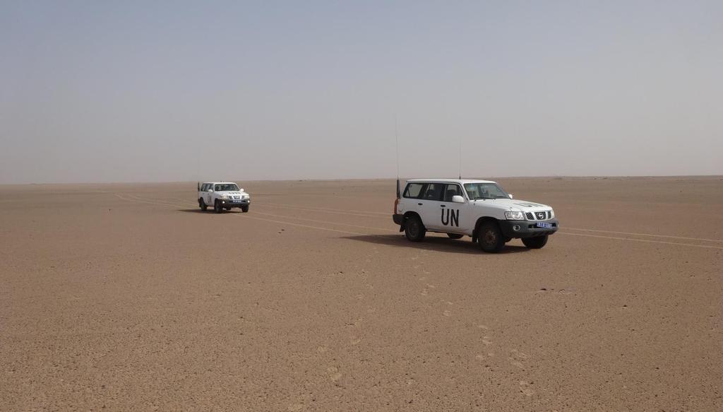 Westsahara: Die Patrouillen führen durch endlose