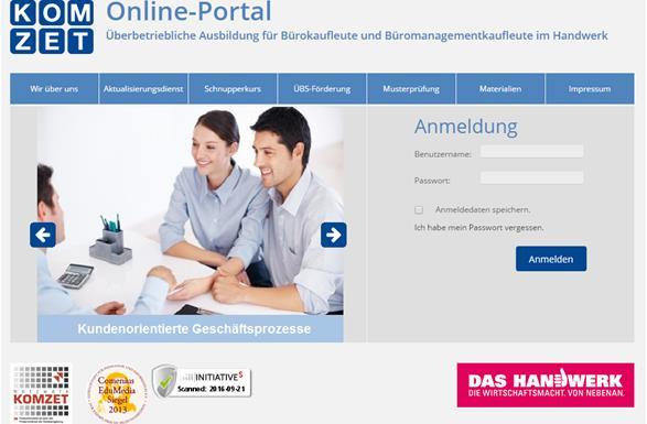 Online-Portal KOMZET Mit dem modernen Online- Nachschlagewerk und