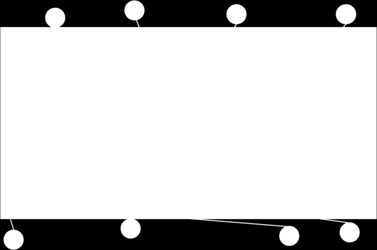 Abbildung 1 und Abbildung 2 dargestellten Punkten zu beschiessen. Basis für den Beschuss bildet die Norm IEC 61215-2. Schuss N.