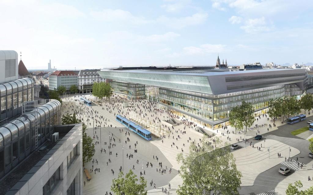 Außerhalb der City am Standort des Stadtteilzentrums Forum Schwanthalerhöhe revitalisieren der Projektentwickler HBB und die Bayerische Hausbau in enger Kooperation die Einzelhandelsflächen.