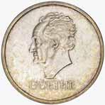 Notgeld 1069 5 Reichsmark 1932 J. Jae. 351. 100. Todestag J. W. v. Goethe. ss-vz 1000,- 1074 ASCHAFFENBURG A. Müller Kolonialwaren. 4 Pf. o.j. Zn. Has. 30.3. vz-st 25,- 1070 50 Reichspfennig 1932 G.