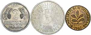 ss-st 200,- Nebengebiete Danzig Abbildung auf 50% verkleinert! 1103 8,68 Mark Kursmünzensatz 1971 G.
