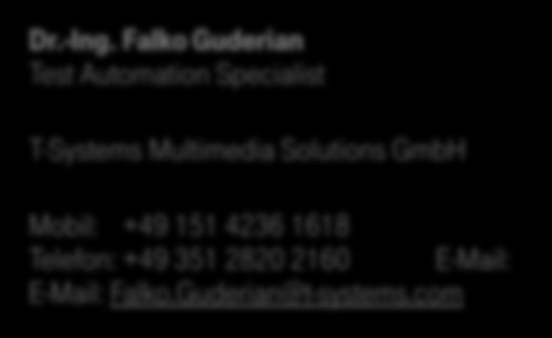 Solutions GmbH Mobil: +49 171 3137582 Telefon: