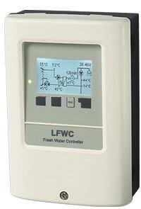 LFWC - Large Frischwasser Controller Fr große Frischwasserstationen mit drehzahlgeregelter Hocheffizienzpumpe und einstellbaren Zusatzfunktionen wie Temperaturvorregelung der Primärtemperatur,