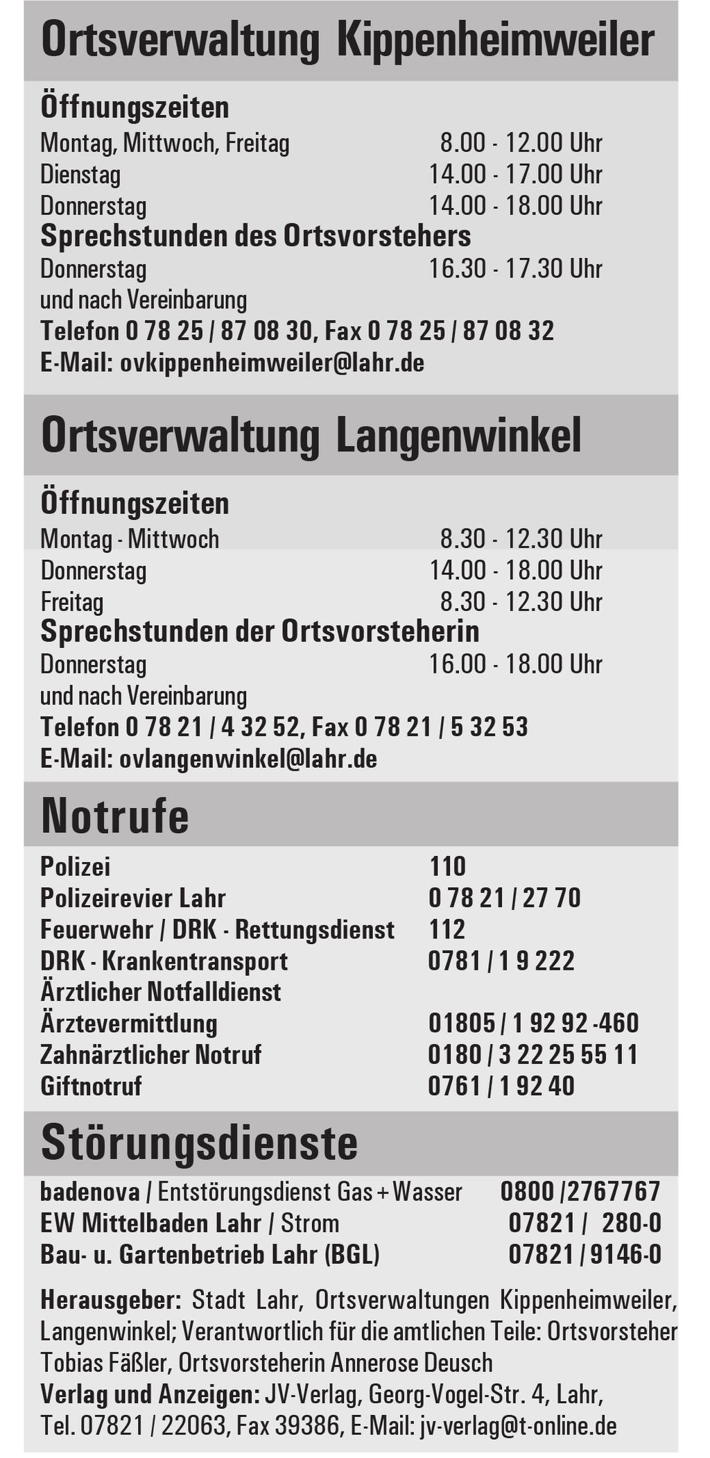 41, 77933 Lahr), per Fax (07821/910-75480), telefonisch mit Abbuchungsermächtigung (07821/918-0), über den Hausbriefkasten im Haus zum Pflug und im Internet unter www.lahr.de/vhs vorgenommen werden.