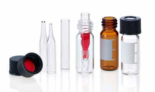 4. Gewinde ND10 Die Flaschen werden bevorzugt auf Instrumenten folgender Hersteller eingesetzt: Jasco, PerkinElmer, Shimadzu, Varian, Waters, etc.