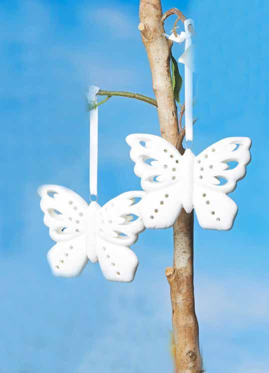 Schmetterlingshänger Material: Porzellan Maße: ca.