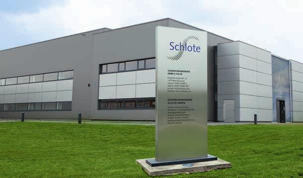TITELTHEMA SCHLOTE GRUPPE Brandenburg auf Mit der Gründung und dem Bau der Schlote Brandenburg GmbH & Co.