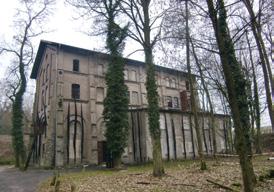 Das 1876 errichtete Pumpenhaus ( Augustaschacht ) wurde ab 1940 als Kriegsgefangenen- und Zwangsarbeiterlager genutzt.