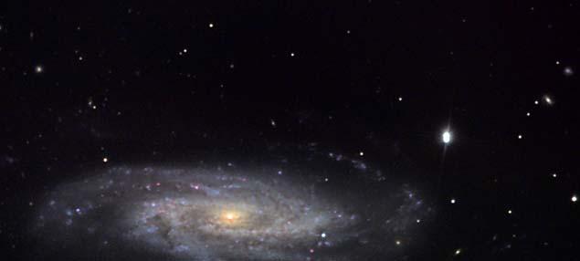 Dunkle Materie Rotationskurve der Galaxie