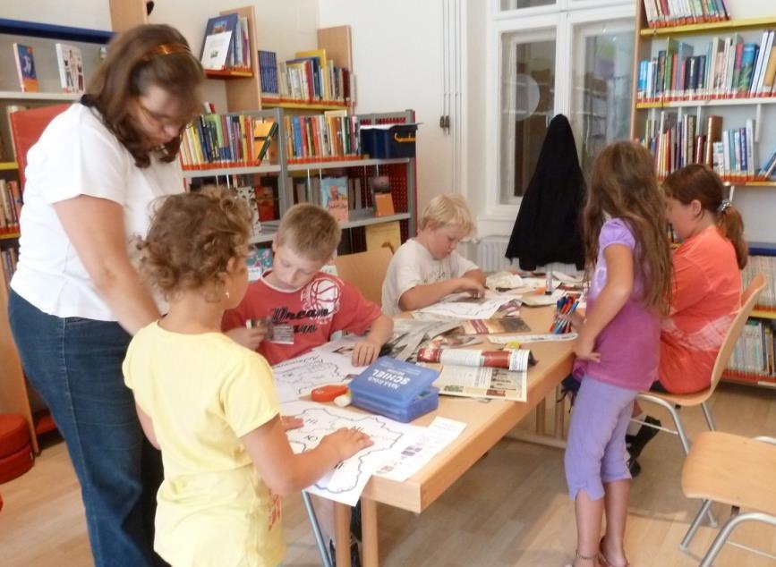 Aktivitäten der Bibliothek Poysdorf: