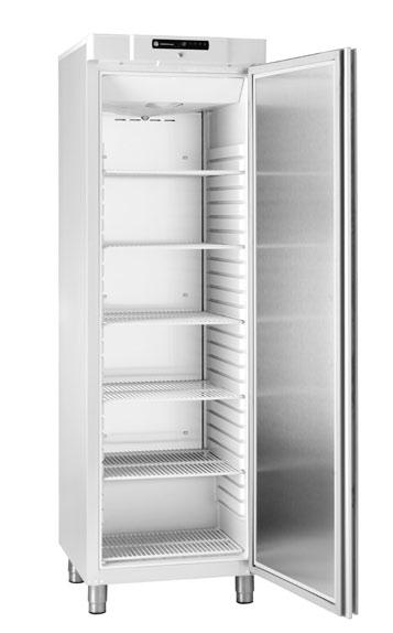 COMPACT - Kühl- und Tiefkühlschränke, 60 cm breit COMPACT K 410 LG C 6W - Kühlschrank 864100461 (A) Rechten Türanschlag reversibel Tür mit Schloss, 6 weiße Regale Temperaturbereich ( C) +2 bis +12