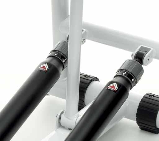 Hydraulisches Zylindersystem Gymna W-Move bietet nicht nur die Vorteile des traditionellen Krafttrainings und des kardiovaskulären Trainings, sondern verzichtet darüber