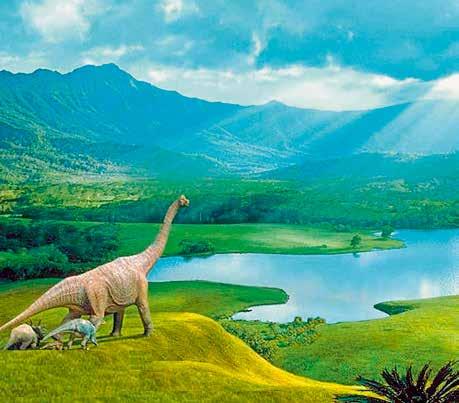 M Unterrichtsvorschlag Eine Collage als Resultat Was kam vor den Dinosauriern? Das Leben auf der Erde begann lange vor der Dinosaurierzeit.