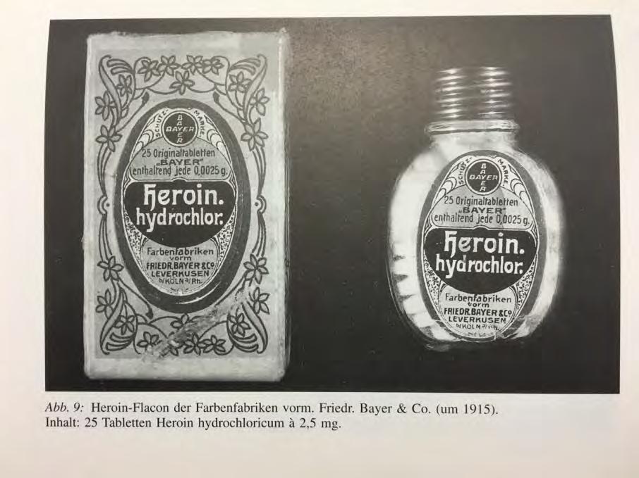 Heroin: Legal-Illegal Heroinproduktion 1925-1929 in Tonnen* Schweiz 10 203 Frankreich 9 703