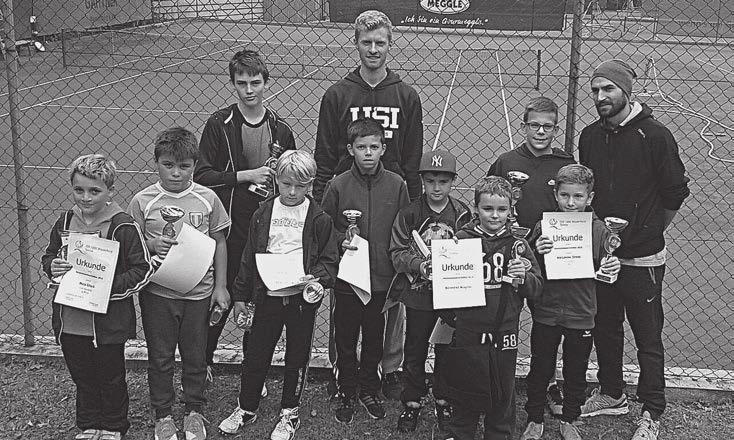 Tennis Jugend- Vereinsmeisterschaften Am Samstag, den 26.09.2015 fanden die Jugendvereinsmeisterschaften der Tennisabteilung statt. Durchgeführt wurden diese vom Jugendwart Christoph Burger.