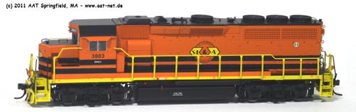So kommen bei Atlas nun die Ausführungen der Amtrak in Phase V, Acela (was für einen Switcher eigentlich irrelevant ist man stelle sich eine V60 / BR365 in der Farbgebung ICE Phase VI vor), der Lake
