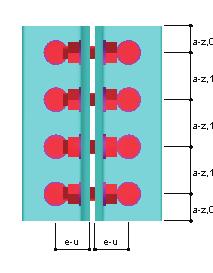 Nennlochspiel dl 1,0 mm Anzahl in einer vertikalen Reihe n z 4 Anzahl in einer horizontalen Reihe n x 1 Zudem werden das Winkelprofil, die Anzahl der Winkel, die benötigte Länge der Winkel und ggf.