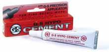 G-S Hypo Cement Bewährter Kleber für den Schmuckbereich. 9 Gramm Tube G-S Hypo Cement Nr.