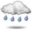Nach einer regnerischen Nacht ist es auch am Tag bedeckt und es regnet zeitweise, vor allem in den Weststaulagen. Der Wind weht stürmisch.