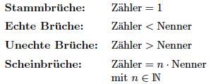 2.3.Subtraktion von Brüchen => Zwei gleichnamige Brüche werden subtrahiert, indem man die Zähler subtrahiert und die Nenner gleich lässt. 2.4.