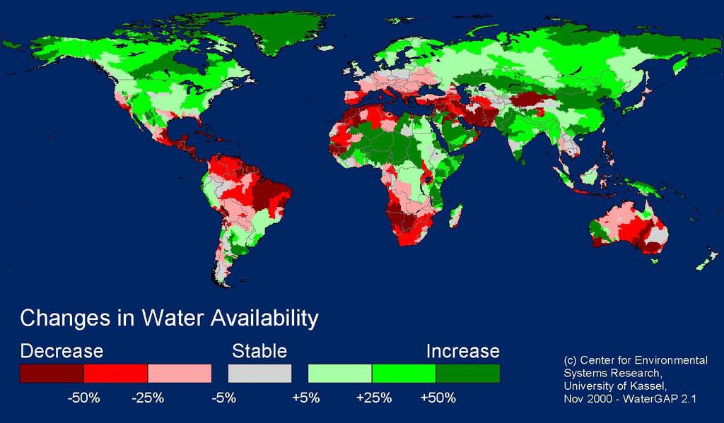 Klimawandel und Wasserverfügbarkeit