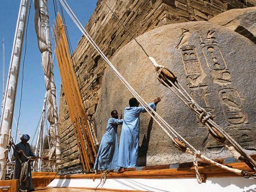 Erste Orientierung Strom selbst ist von alters her eine wichtige Transportader und so waren die Ufer schon in pharaonischer Zeit dicht besiedelt.