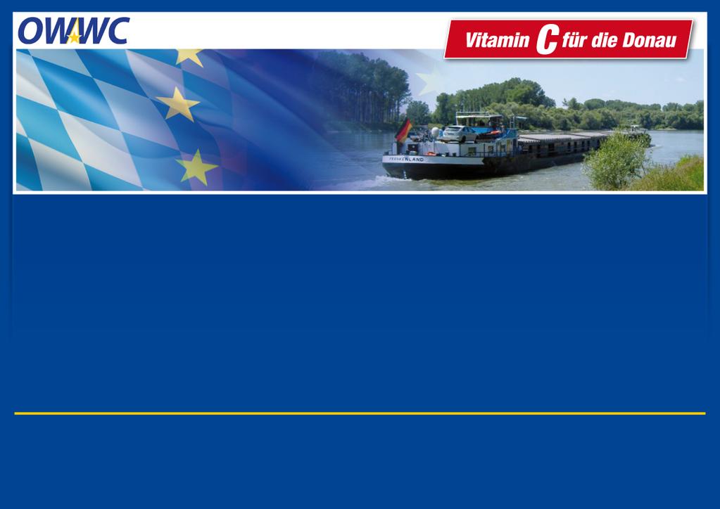 Donaustrategie und Donauausbau Motor für nachhaltiges Wachstum.