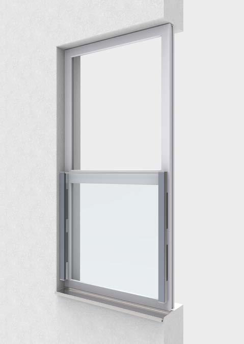 Kundenwunsch Als Alternative zu Kastenfenstern 1 Fensterprofil 6 Profildübel CAVUS 7 Glasabsturzsicherung VITRUM SINE 15