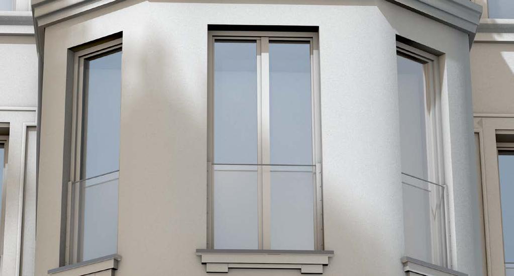 Glasklemmsystem VITRUM Glasklemmsystem VITRUM seitliche Befestigung Befestigung mit speziell angepassten Winkelelementen für den Einsatz von VITRUM bei anspruchsvollen baulichen Gegebenheiten