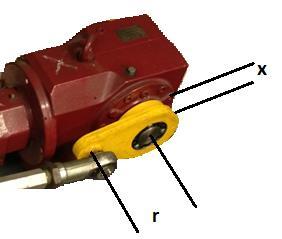 8) Auslegungsbeispiel Kurbeltrieb Per Simulation und DSD wurde ein Kurbeltrieb mit einem Getriebe GKS06-3 ausgelegt. Die Radialkraft für die Getriebeabtriebswelle ist zu berechnen.