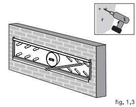 Dübel haben. Bohren Sie nicht in Mörtelfugen! Achten Sie darauf, im festen Teil des Blocks zu montieren, in der Regel mindestens 2,54 cm von der Seite des Blocks.