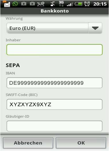 SEPA-Umstellung: IBAN & BIC anpassen 3a 3b In der Kontoverwaltung werden Ihnen die wichtigsten Daten zu Ihrem ausgewählten Konto angezeigt. Unter dem Bereich SEPA finden Sie die IBAN und BIC.