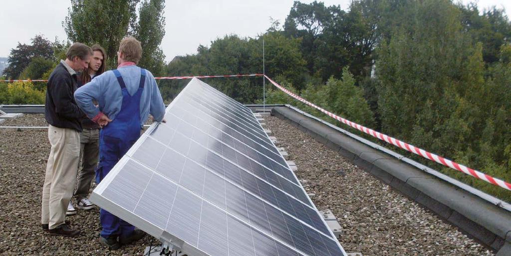 Bauen, 2007 Zum Bau der Solarstrom-Anlage Seit 2007 betreibt die Rudolf-Steiner-Schule Wuppertal eine Solarstromanlage.