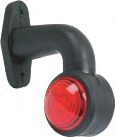 26297 Positionsleuchte LED rot 12/24Volt verwendbar Lichtscheibe rot